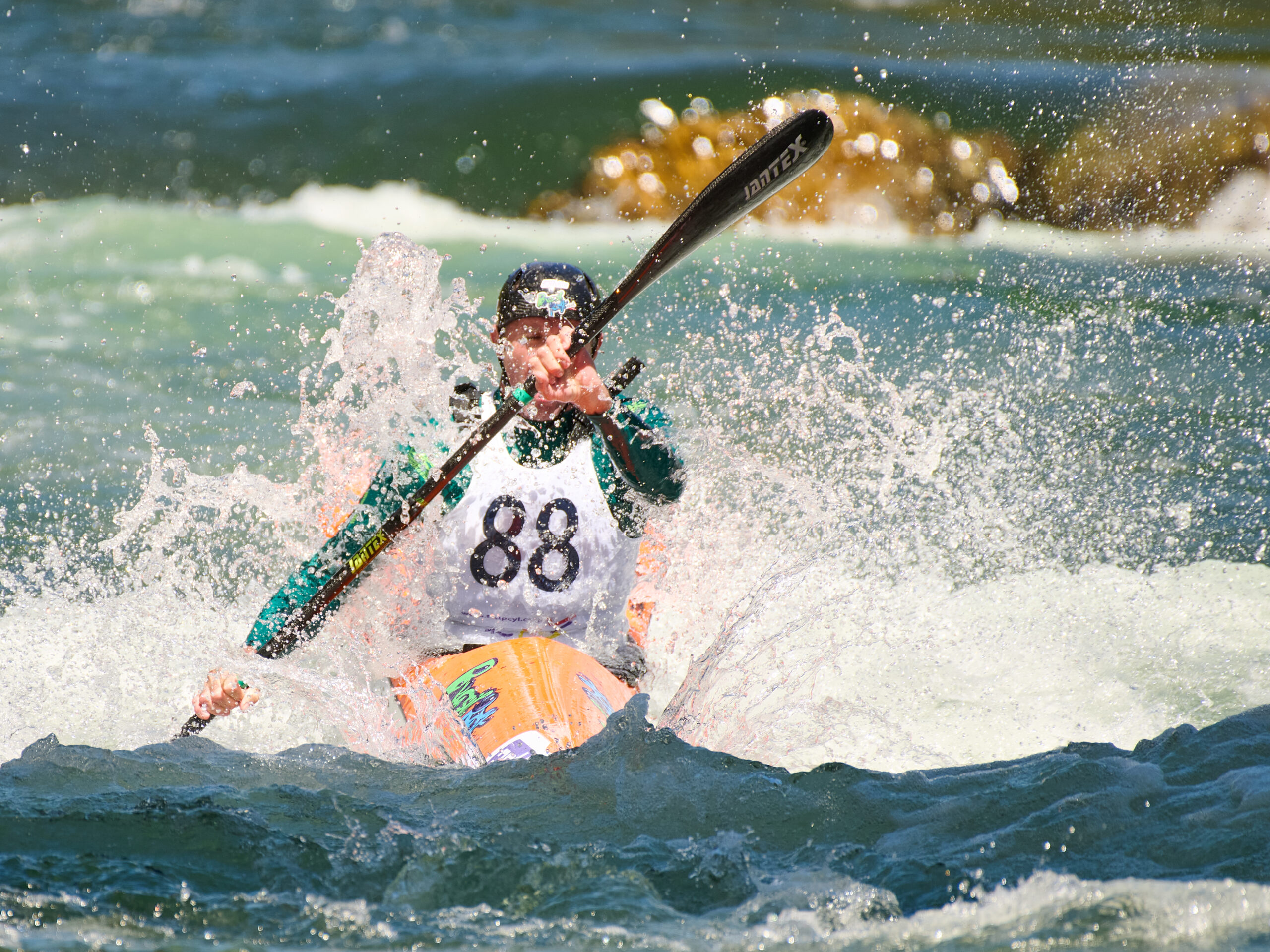 Sesion fotografía en el Campeonato de aguas bravas celebrado en Leon