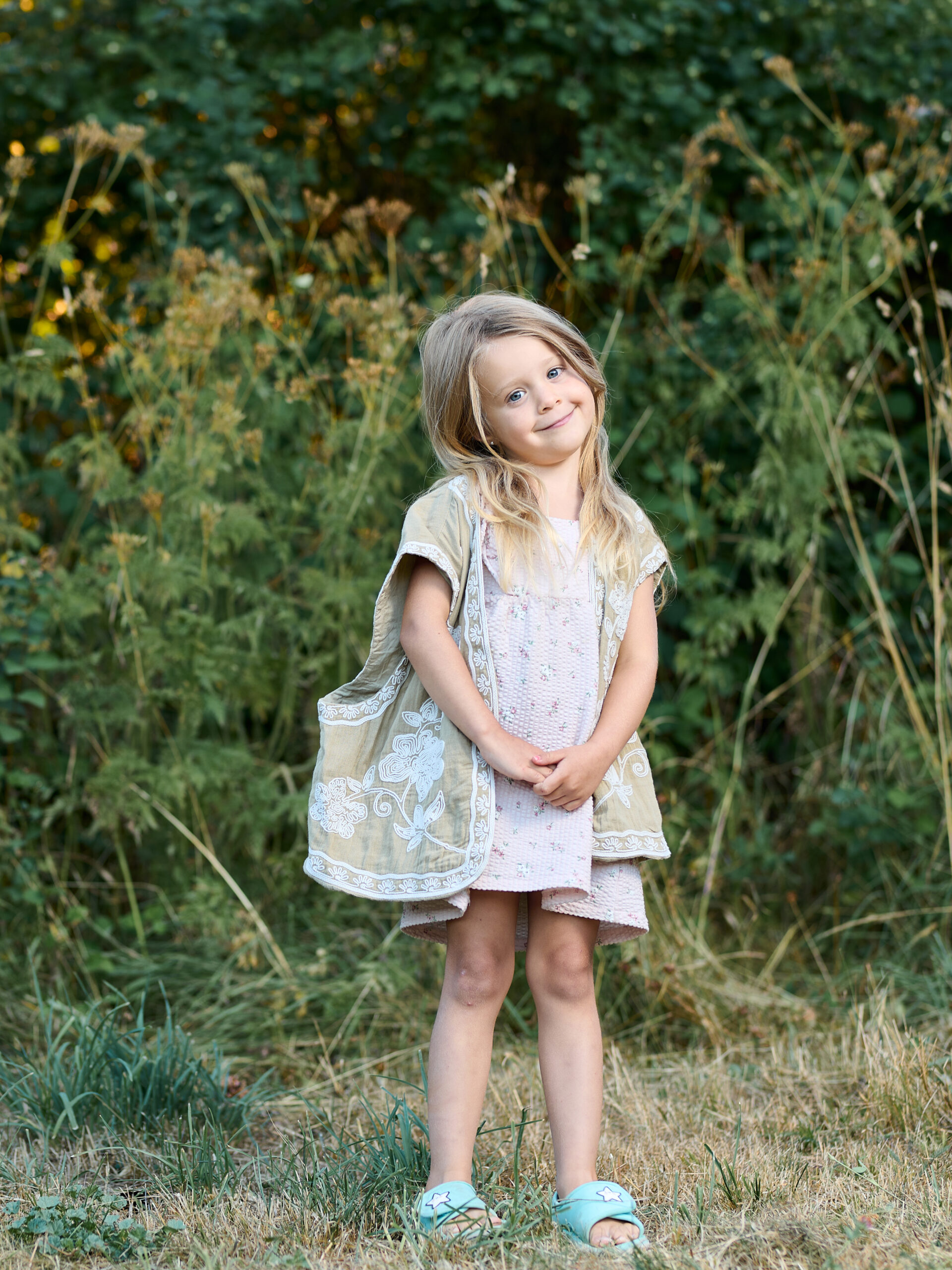 Fotografía infantil en exteriores en Bilbao
