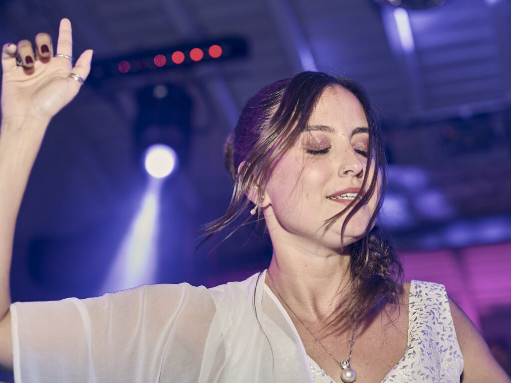 Novia durante su boda en Bilbao