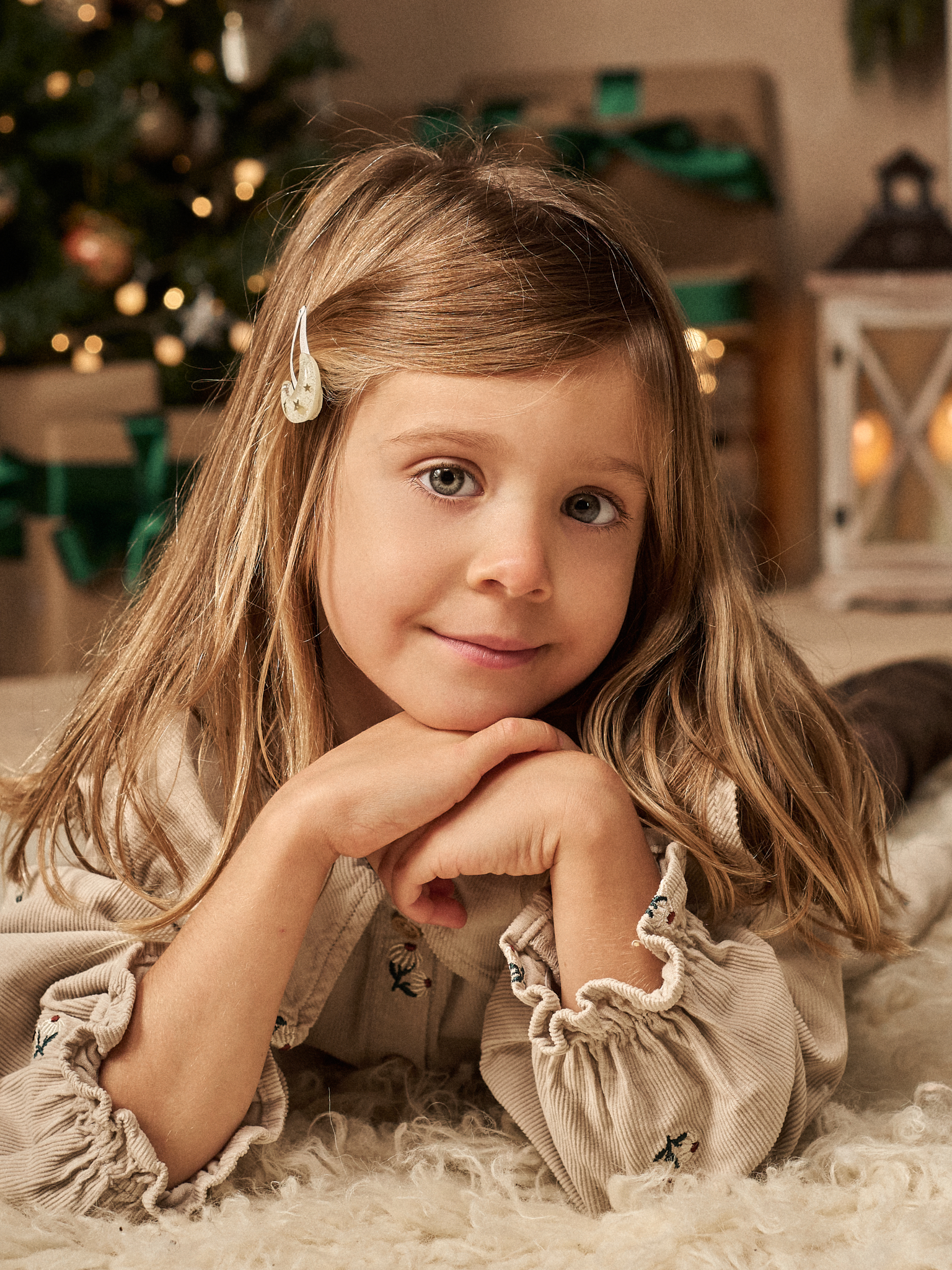 Sesiones de navidad de fotógrafo infantil en Bilbao