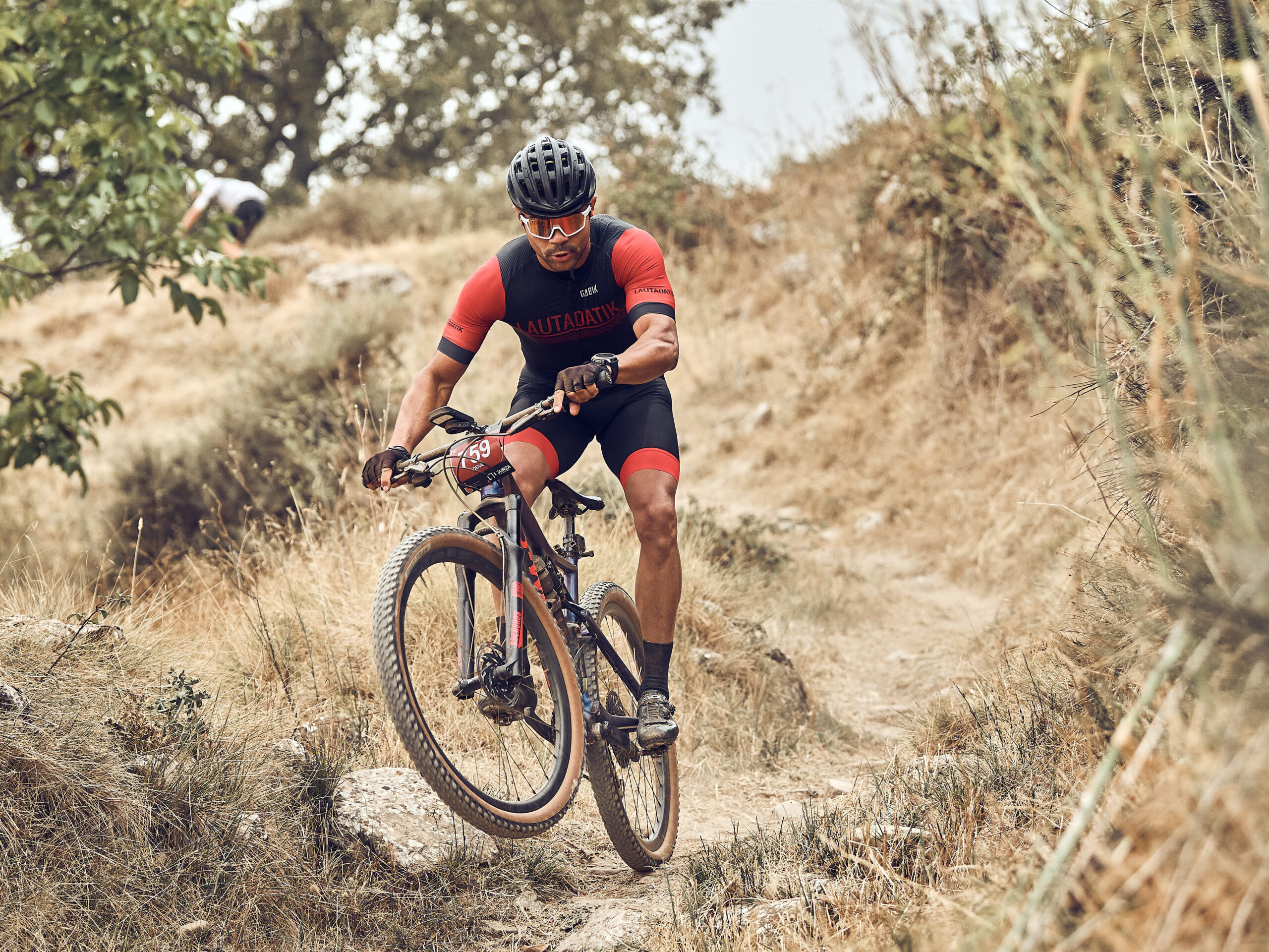fotografía deportiva en una prueba de btt