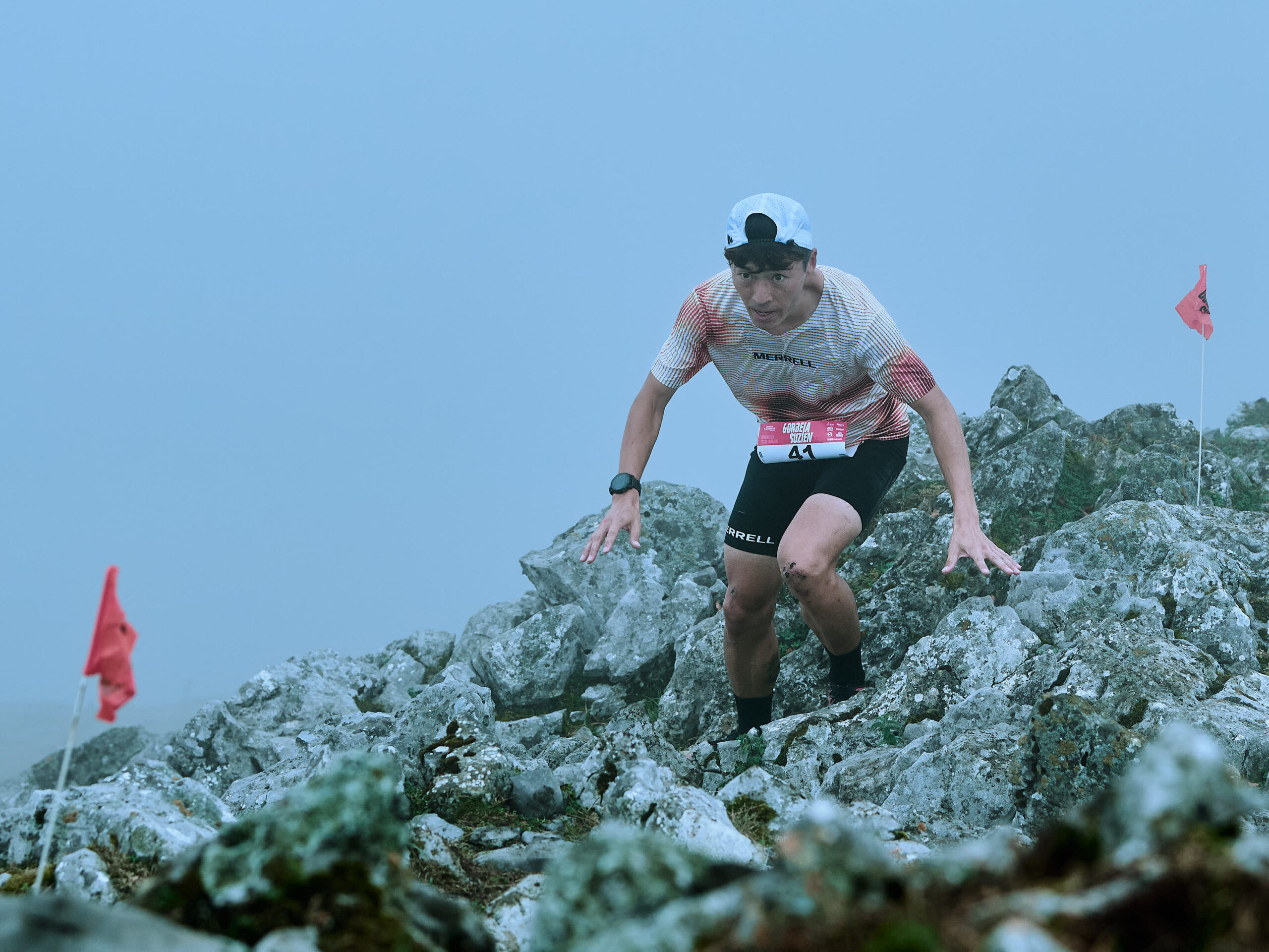 Fotografía deportiva durante una competición de trailrunnig